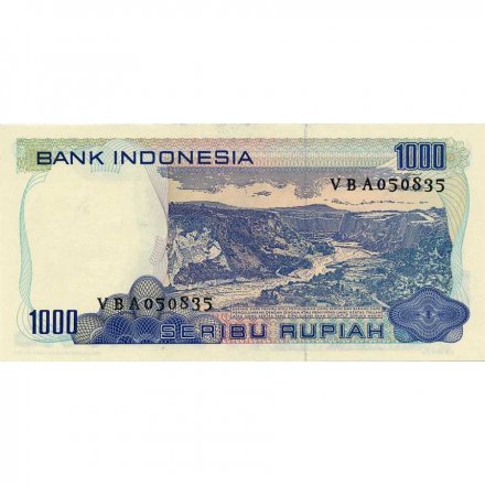 Индонезия 1000 рупий 1980 год - UNC