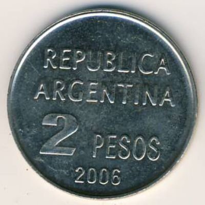 Аргентина 2 песо 2006 год - Защита прав человека