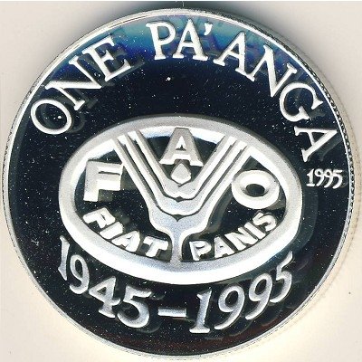 Тонга 1 паанга 1995 год - 50-летие F.A.O. (ФАО)