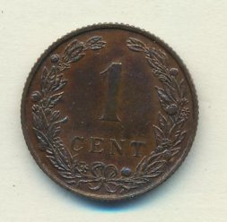 Нидерланды 1 цент 1906 год