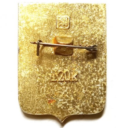 Значок Петропавловск-Камчатский. Герб. Серия &quot;Квадраты новые&quot; (тип 2)