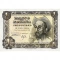 Испания 1 песета 1951 год - Портрет Дон Кихота UNC