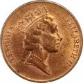 Бермудские острова 1 цент 1997 год - Дикий кабан