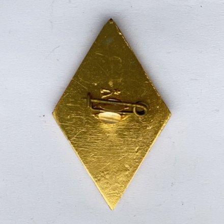 Значок. 39 Чемпионат СССР. Шахматы. Ленинград 1971г (сине-красный)