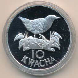 Замбия 10 квача 1986 год - Всемирный Фонд дикой природы WWF