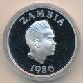 Замбия 10 квача 1986 год - Всемирный Фонд дикой природы WWF