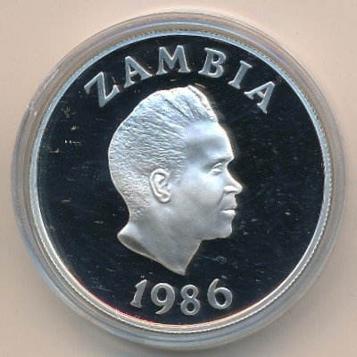 Замбия 10 квача 1986 год - Всемирный Фонд дикой природы WWF