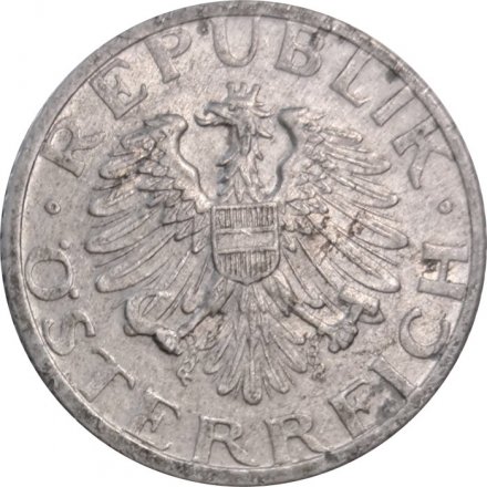 Австрия 50 грошей 1947 год