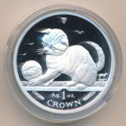 Остров Мэн 1 крона 2000 год