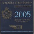 Набор из 9 евромонет Сан-Марино 2005 год - Антонио Онофри (в буклете)