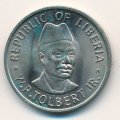 Либерия 25 центов 1976 год