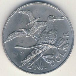 Виргинские острова 1 доллар 1976 год