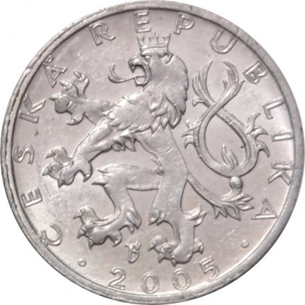 Чехия 50 геллеров 2005 год