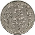 Остров Мэн 5 пенсов 1986 год (AB)