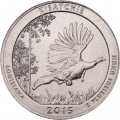 США 25 центов 2015 год - Национальные лес Kisatchie (P)