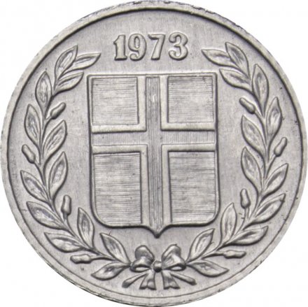 Исландия 10 эйре 1973 год 