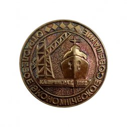 Знак "Отраслевое экономическое совещание" Калининград 1982 год.