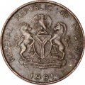 Нигерия 25 кобо 1991 год