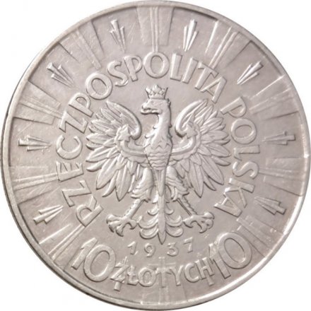 Польша 10 злотых 1937 год