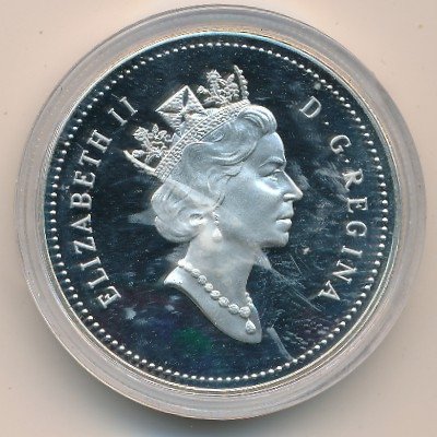 Канада 1 доллар 1990 год - 300-летие экспедиции Генри Келси (Proof)