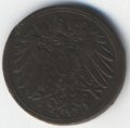 Германия 1 пфенниг 1900 год (A)