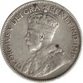 Канада 25 центов 1916 год