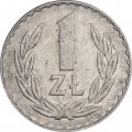 Польша 1 злотый 1975 год (MW)