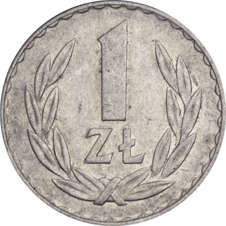 Польша 1 злотый 1975 год (MW)