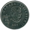 Канада 25 центов 2007 год - XXI зимние Олимпийские Игры, Ванкувер 2010. Хоккей