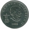 Канада 25 центов 2008 год - Сноуборд