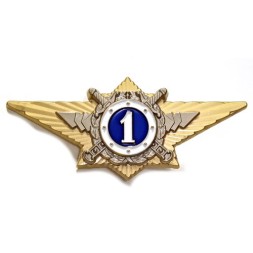 Знак классного специалиста МВД России (специалист 1-го класса)  - начальствующий состав, с удостоверением