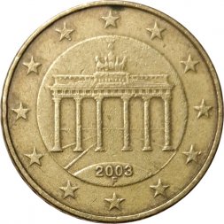 Германия 10 евроцентов 2003 год (F)