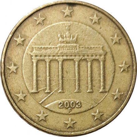 Германия 10 евроцентов 2003 год (F)
