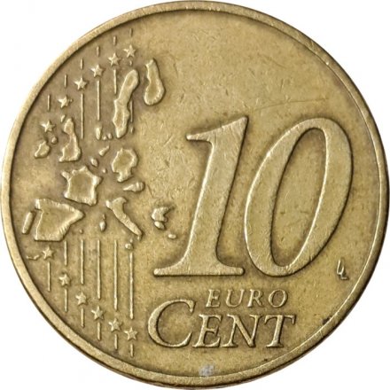 Германия 10 евроцентов 2003 год (F)
