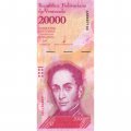 Венесуэла 20000 боливаров 2017 год - Симон Боливар. Огненный чиж - UNC