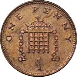 Великобритания 1 пенни 2000 год - Герса
