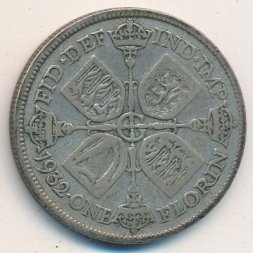 Великобритания 2 шиллинга (1 флорин) 1932 год