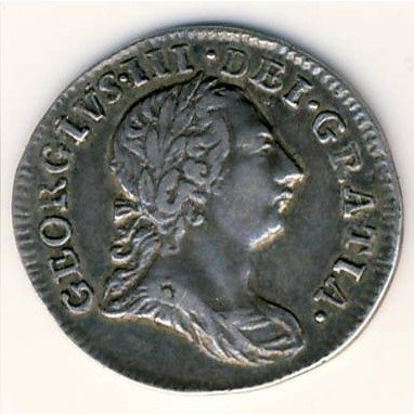 Великобритания 2 пенса 1772 год