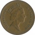 Великобритания 1 пенни 1990 год - Герса