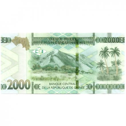 Гвинея 2000 франков 2018 год - UNC