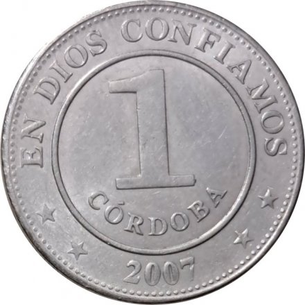 Никарагуа 1 кордоба 2007 год