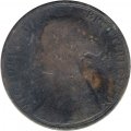 Великобритания 1/2 пенни 1874 год (H)