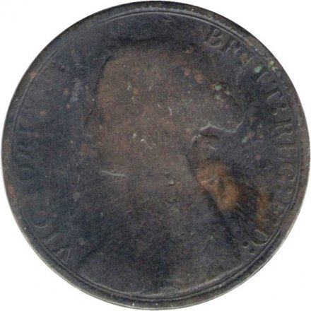 Великобритания 1/2 пенни 1874 год (H)