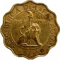 Парагвай 50 сентимо 1953 год - Лев