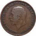 Великобритания 1/2 пенни 1934 год - Король Георг V