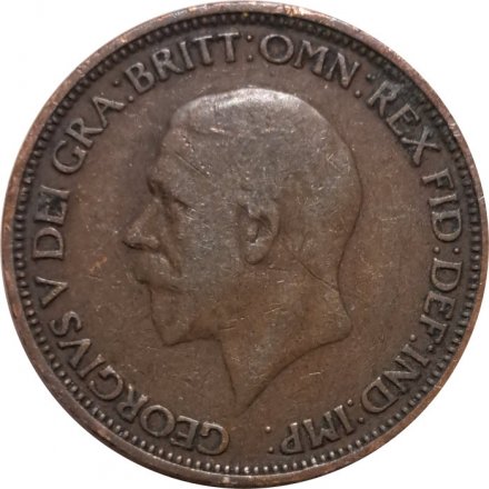 Великобритания 1/2 пенни 1934 год - Король Георг V