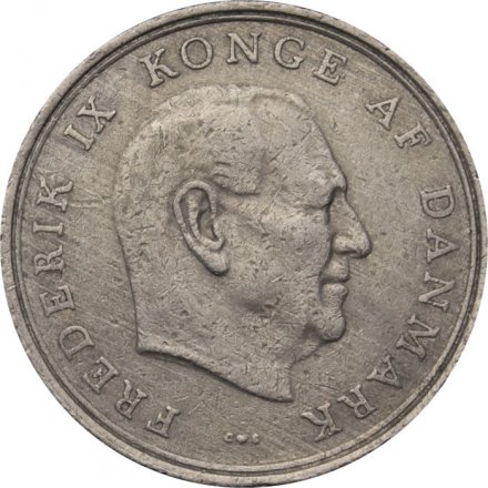 Дания 1 крона 1960 год - Кристиан X