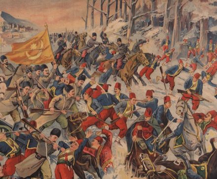 Турция 5 лир 2015 год - 100 лет Сарыкамышскому сражению