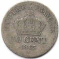 Франция 50 сантимов 1865 год (BB)