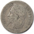 Франция 50 сантимов 1865 год (BB)